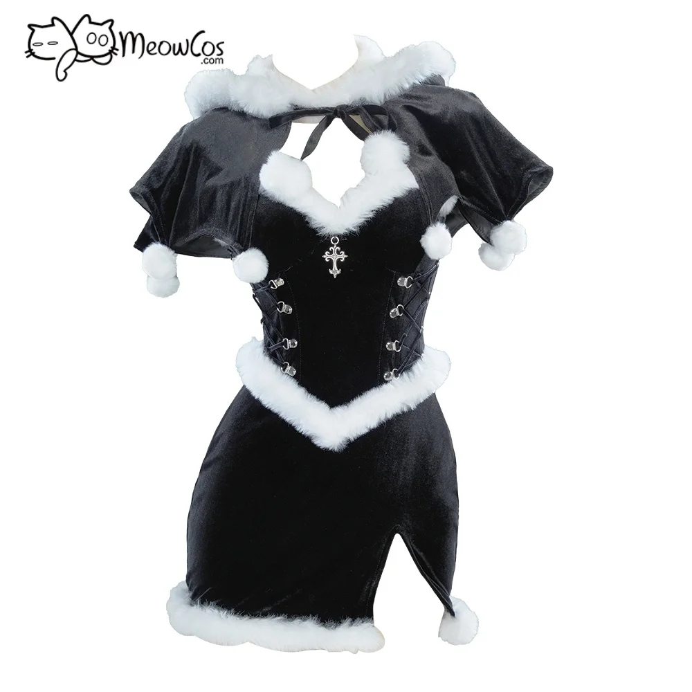 Christmas Gothic Witch Cosplay Plush Slimming Holiday Atmosphere Cosplay Costume Fur Dress with Cape Hat Gloves
Christmas Gothic Witch Cosplay Plush Slimming Holiday Atmosphere Cosplay Costume Fur Dress with Cape Hat Gloves