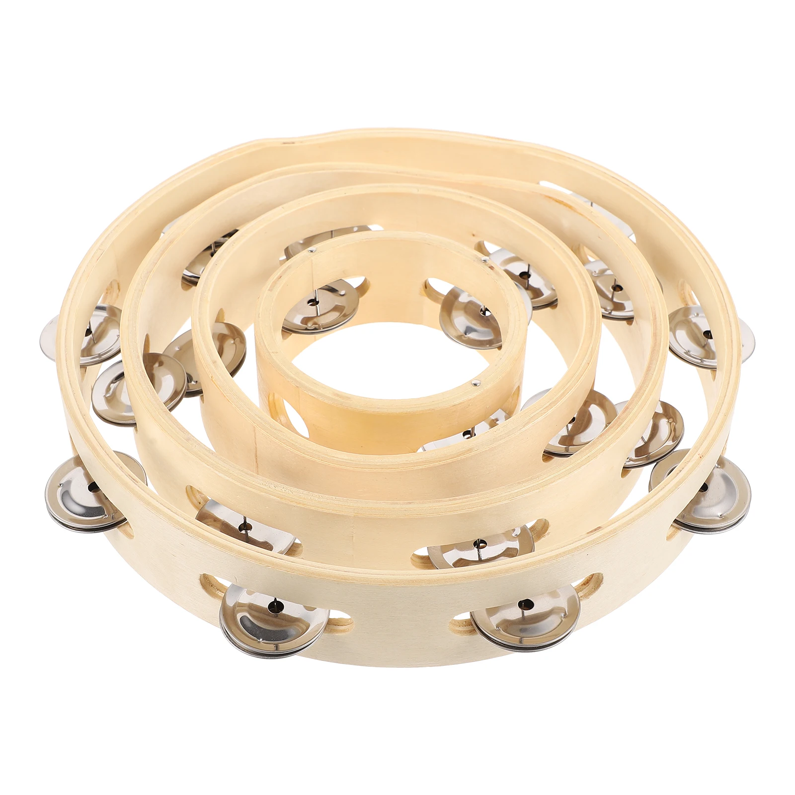 4 Pcs Wooden Tambourine Bell Circle Single Row Toy Drum for Kids Child Rhythm Musical Instrument Percussion Lightweight Durable
4 Pcs Wooden Tambourine Bell Circle Single Row Toy Drum for Kids Child Rhythm Musical Instrument Percussion Lightweight Durable