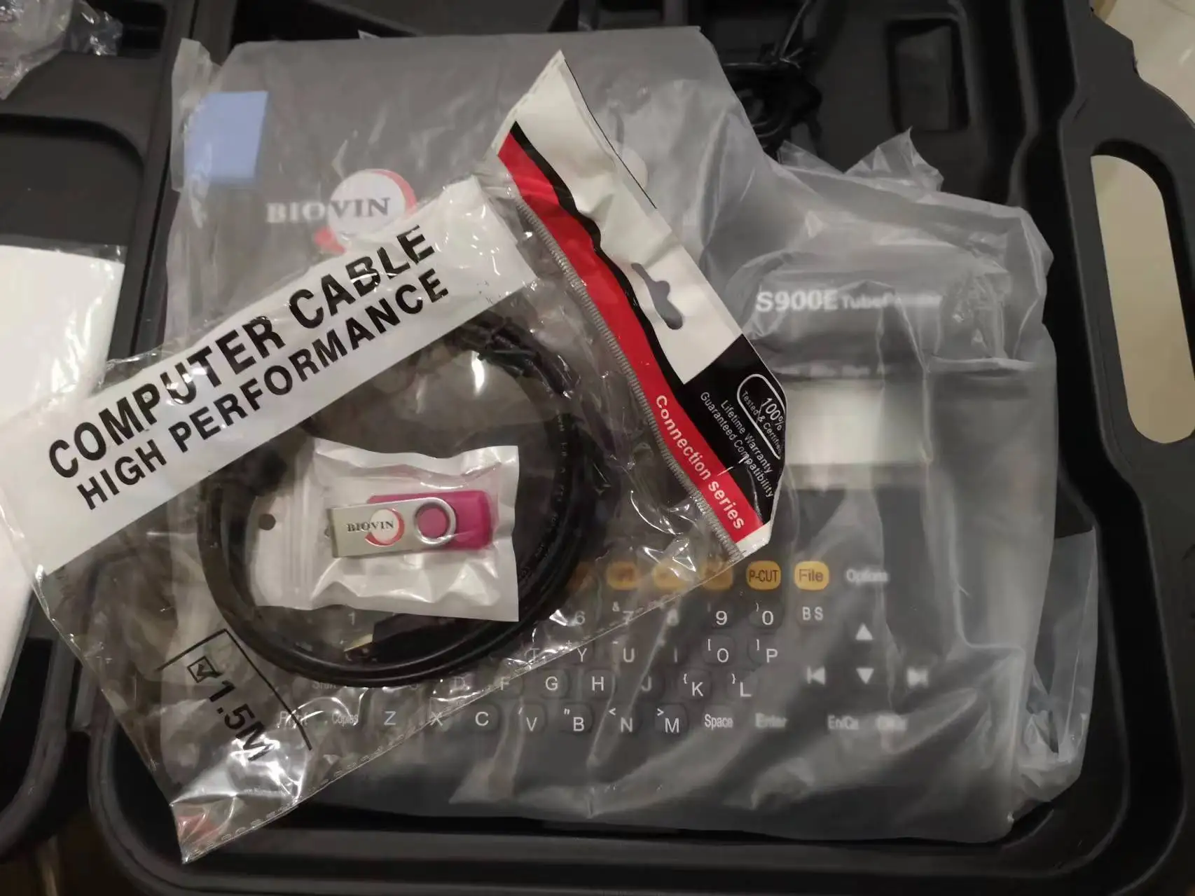 PVC Sleeve Heat Shrinkable Tube Coding Machine S700E English Version Portable Line Number Printer