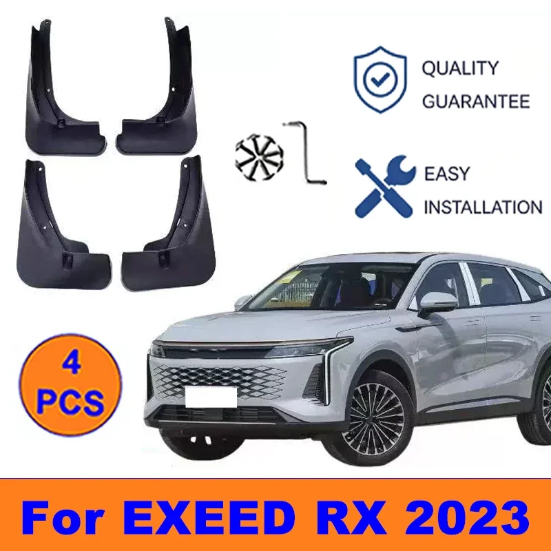 4Pcs Mud Flaps For EXEED RX 2023 - Splash Guards Front&Rear Wheel Fender Mudguards Car Exterior Protection Accessories
4Pcs Mud Flaps For EXEED RX 2023 - Splash Guards Front&Rear Wheel Fender Mudguards Car Exterior Protection Accessories
