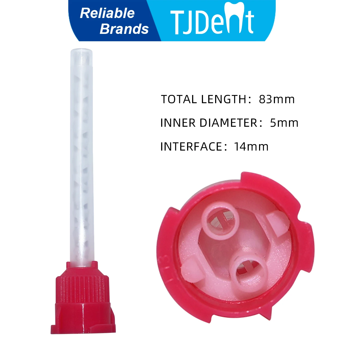 TJDent 50pcs/bag Dental Silicone Rubber Conveying Mixing Head Disposable Impression Materials Mixing Tube Dentistry Materials
TJDent 50pcs/bag Dental Silicone Rubber Conveying Mixing Head Disposable Impression Materials Mixing Tube Dentistry Materials