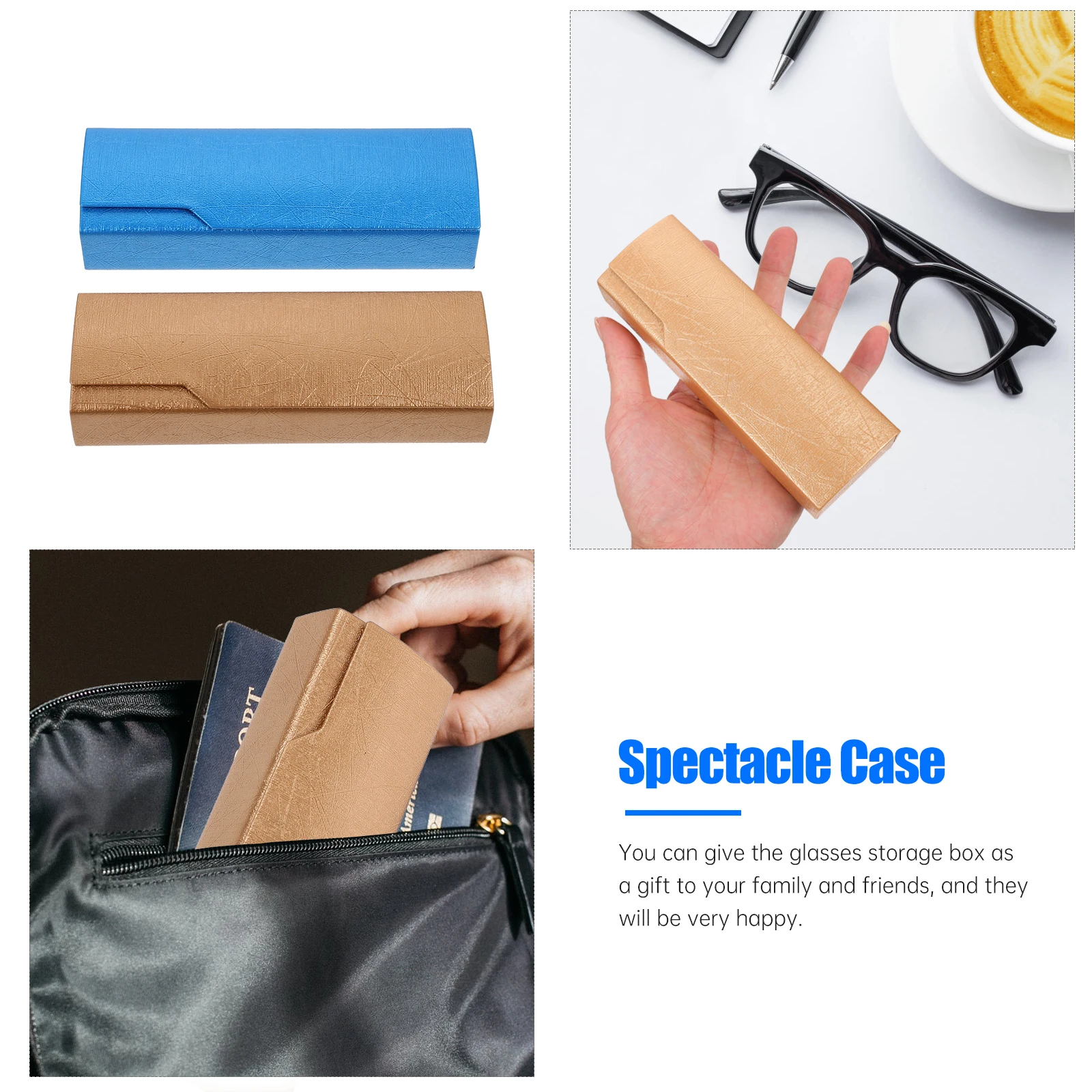 2Pcs Glasses Storage Box Eyeglass Case Lightweight Portable Fashion Holder For Men Women Sunglasses Protection
2Pcs Glasses Storage Box Eyeglass Case Lightweight Portable Fashion Holder For Men Women Sunglasses Protection