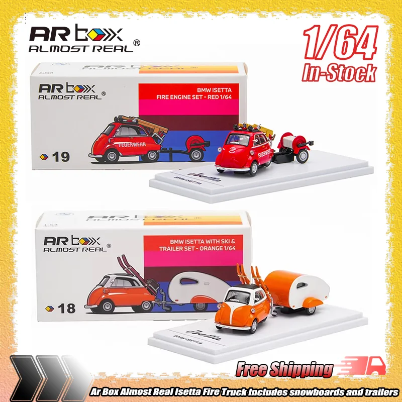 New Ar Box Almost Real 1:64 Isetta Fire Truck Diecast Model Set Red Alloy Car Model With Trailer Ladder For Car Collectors Gifts
New Ar Box Almost Real 1:64 Isetta Fire Truck Diecast Model Set Red Alloy Car Model With Trailer Ladder For Car Collectors Gifts