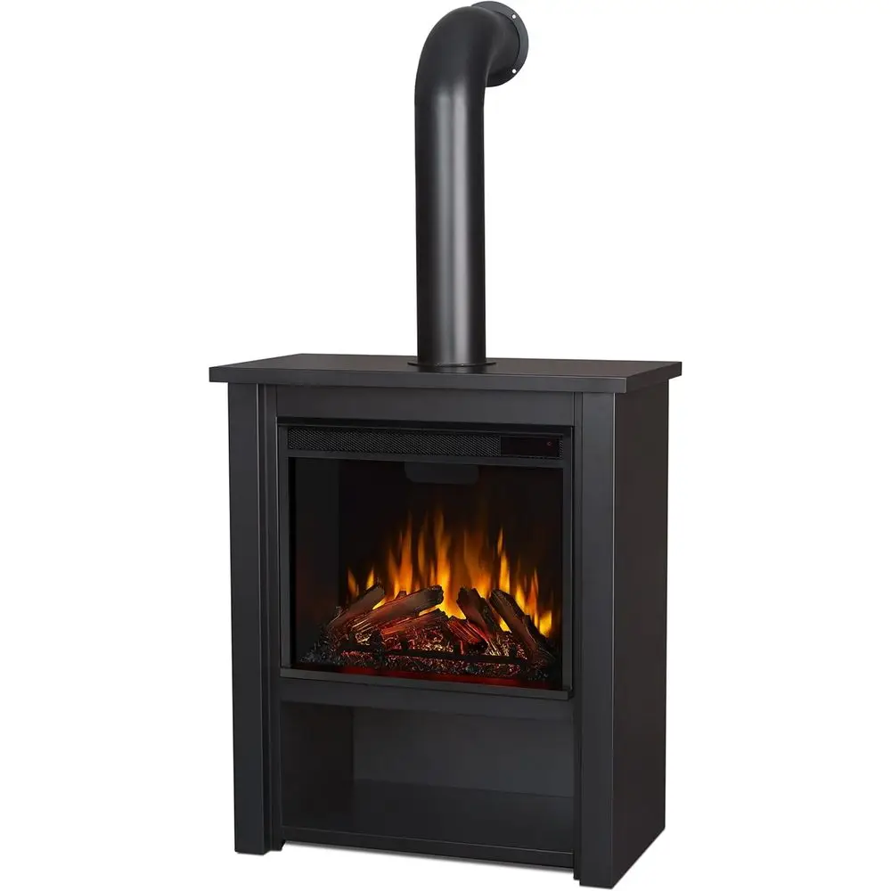Black Electric Fireplace with Remote - 6 Flame Colors & 5 Brightness Levels
Black Electric Fireplace with Remote - 6 Flame Colors & 5 Brightness Levels