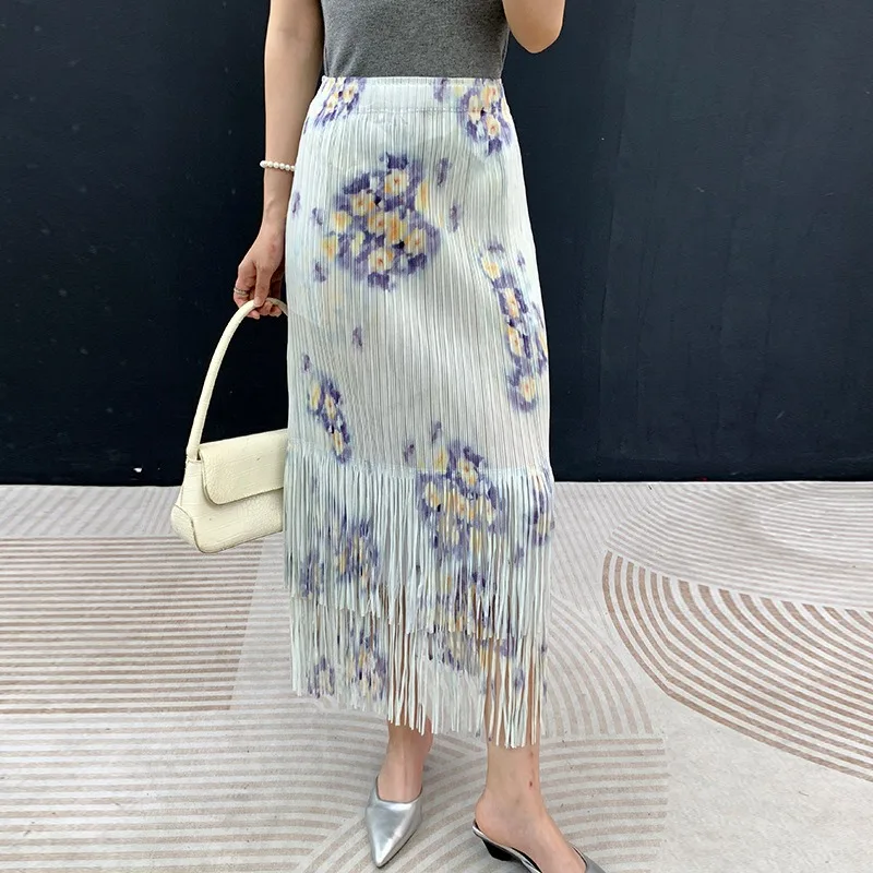 2026 Summer New Miyake Plisse Skirt Pleated Printed Fringe Pleats Jupe Elegant Commuter Women's Loose Fold Plus Size Skirt
2026 Summer New Miyake Plisse Skirt Pleated Printed Fringe Pleats Jupe Elegant Commuter Women's Loose Fold Plus Size Skirt