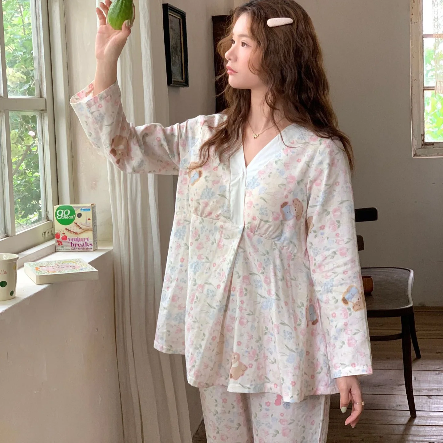 100% Cotton Maternity Nursing Sleepwear Sets Sweet Lovely Breastfeeding Pajama Suits Clothes for Pregnant Women Home Lounge Wear
100% Cotton Maternity Nursing Sleepwear Sets Sweet Lovely Breastfeeding Pajama Suits Clothes for Pregnant Women Home Lounge Wear