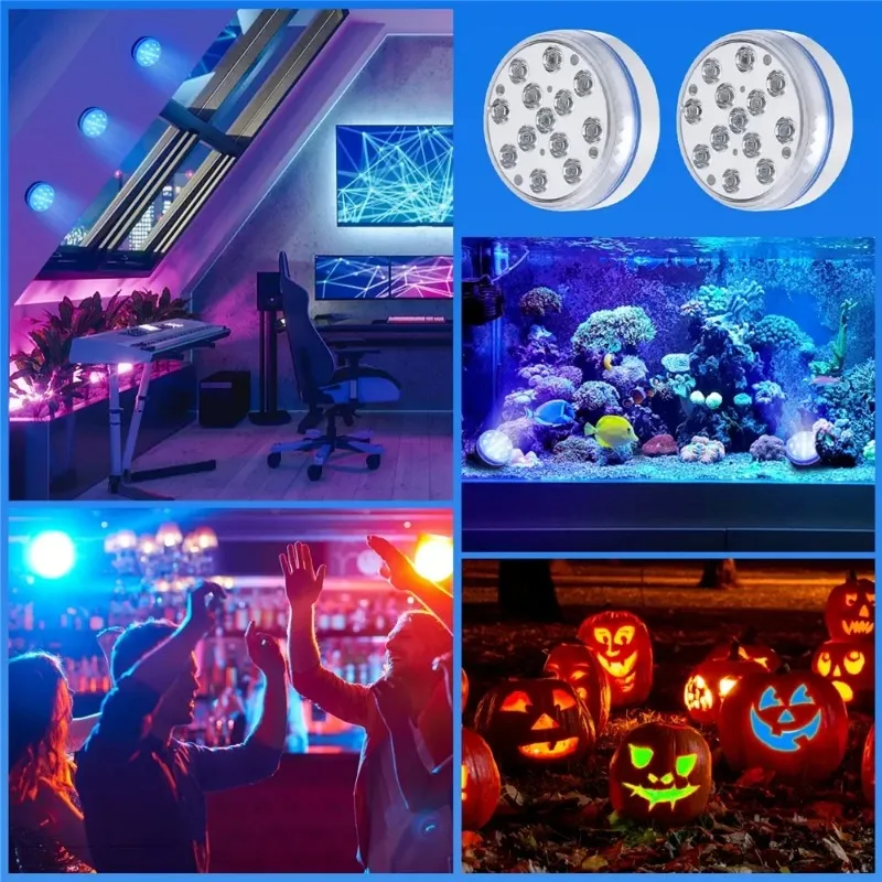 Underwater Pool Light IP68 Bright Lamp RGB --Updated Submersible 13LED Underwater Light with Remote Control
Underwater Pool Light IP68 Bright Lamp RGB --Updated Submersible 13LED Underwater Light with Remote Control