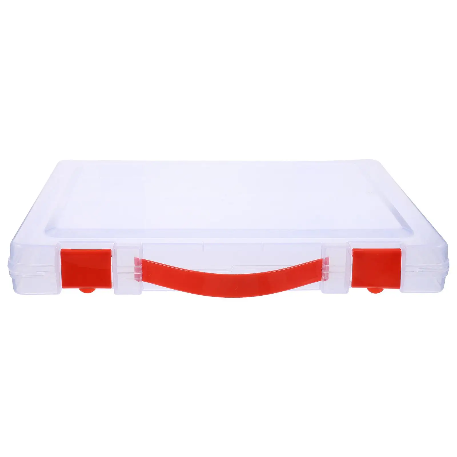 Transparent A4 File Box PP Material Red Clip Design Office Supply Desk Accessories Wear Resistant Long Lasting Archiving
Transparent A4 File Box PP Material Red Clip Design Office Supply Desk Accessories Wear Resistant Long Lasting Archiving