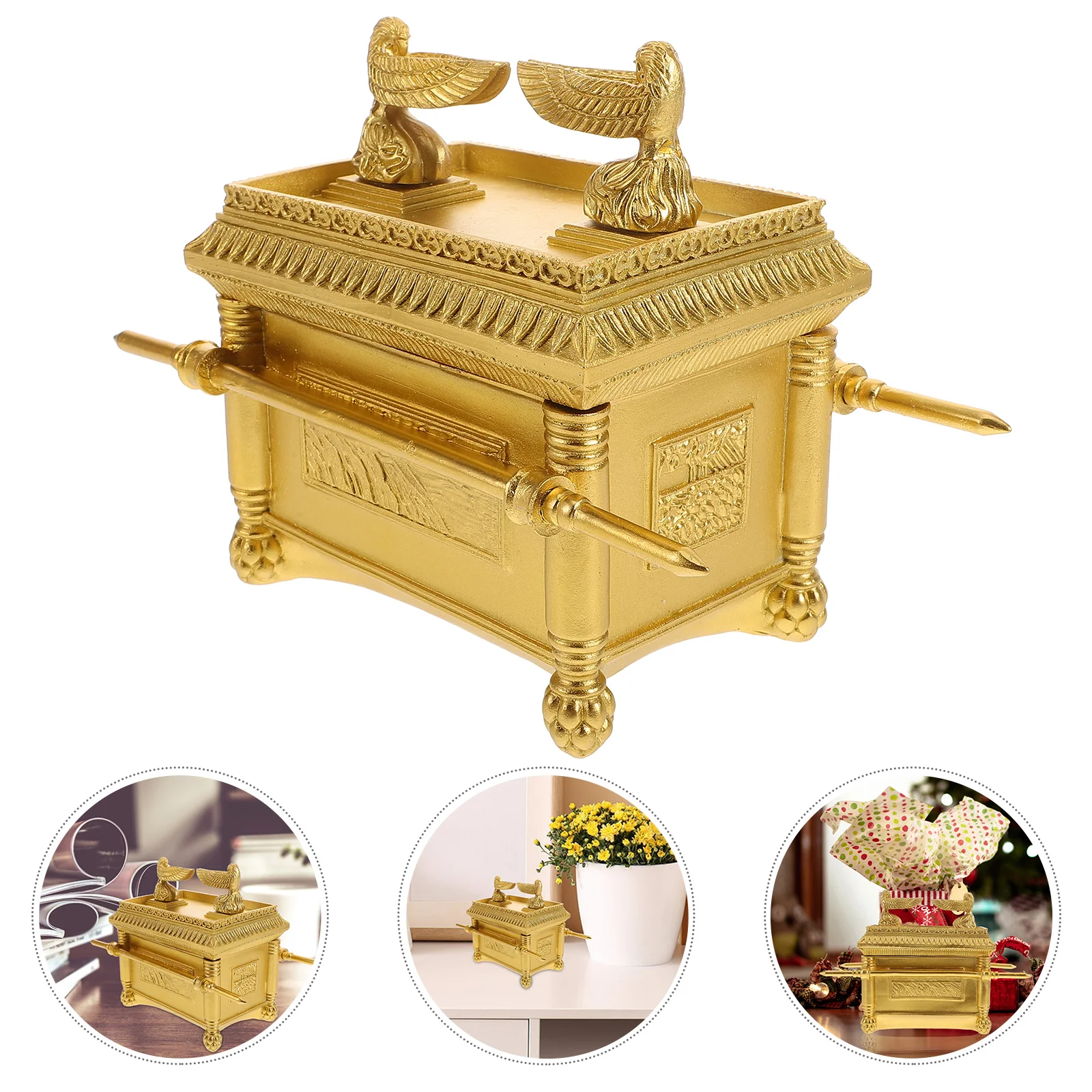 Desktop Stand Ark of Ornaments Religious Decor Decorations Crafts Israel Church Golden for Party Christian
Desktop Stand Ark of Ornaments Religious Decor Decorations Crafts Israel Church Golden for Party Christian