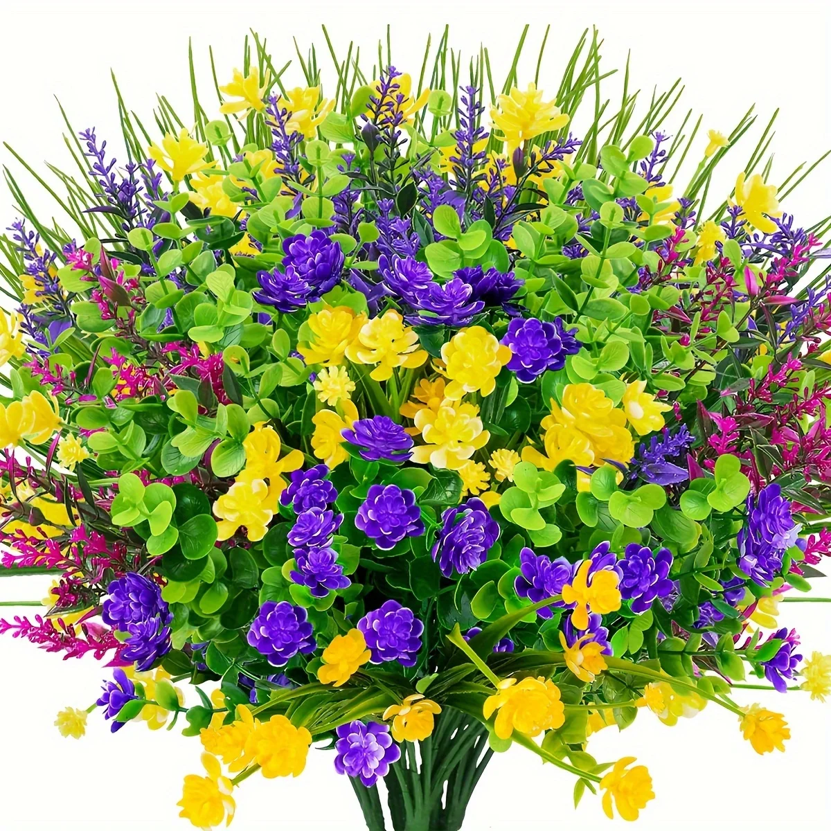 Fake Flowers Lifelike No Fade UV Resistant Artificial Plastic Flowers Faux Plants for Hanging Planters Outside Porch Window Box
Fake Flowers Lifelike No Fade UV Resistant Artificial Plastic Flowers Faux Plants for Hanging Planters Outside Porch Window Box