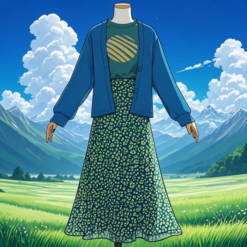 Movie Cosplay World Identical Women Blue Coat Green T-shirt Dress Full Set Full Set Role Play Outfit Halloween Carnival Party
Movie Cosplay World Identical Women Blue Coat Green T-shirt Dress Full Set Full Set Role Play Outfit Halloween Carnival Party