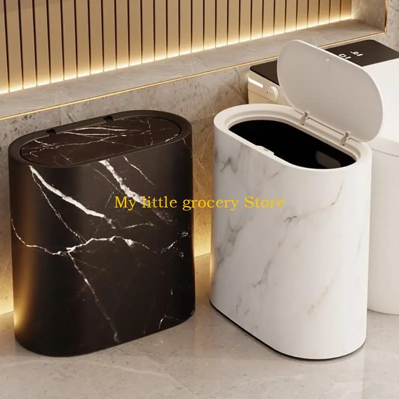D5BD Space Saving Garbage Bin Bathroom Waste Container Leakproof Lid Small Trash Can For Home Decoration
D5BD Space Saving Garbage Bin Bathroom Waste Container Leakproof Lid Small Trash Can For Home Decoration