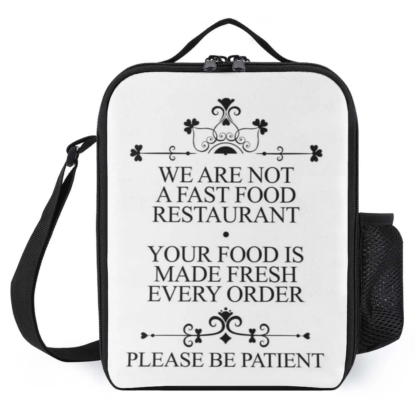 Please Be Patient Wall Art Lonchera Termica Printed Lunch Bag Thermal Kids Cooler Lunch Bag Insulation Lunch Box Bag
Please Be Patient Wall Art Lonchera Termica Printed Lunch Bag Thermal Kids Cooler Lunch Bag Insulation Lunch Box Bag