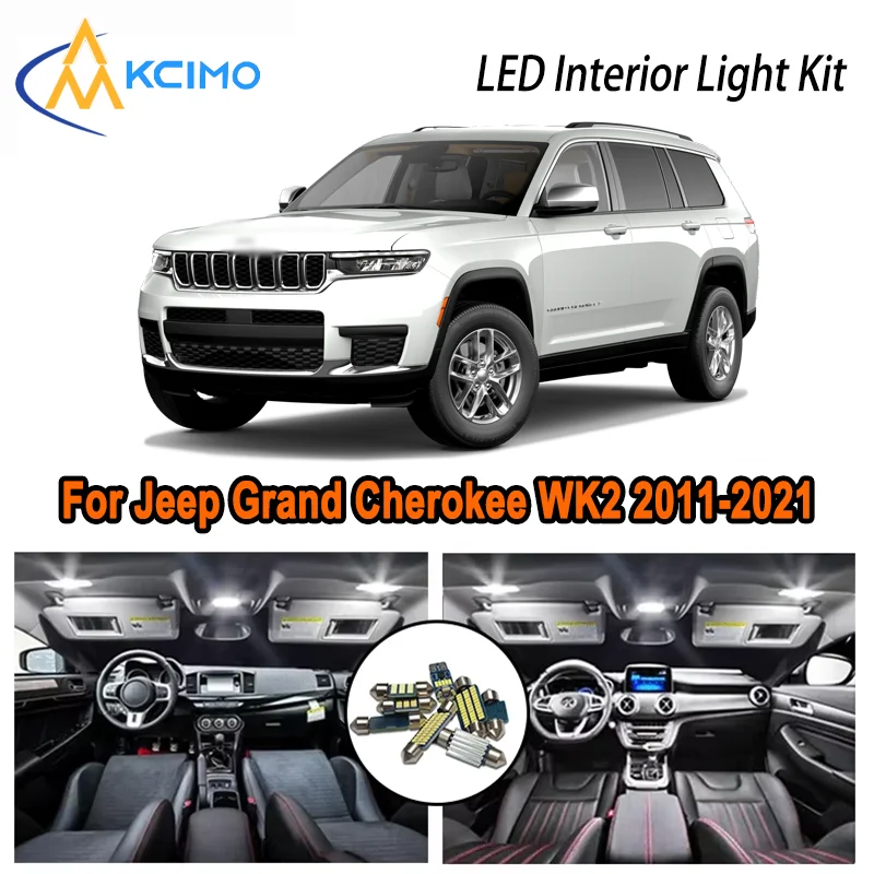 For Jeep Grand Cherokee WK2 2011-2021 2017 2018 2019 2020 LED Interior Dome Map Trunk Light Kit Car Led Lamps Canbus No Error
For Jeep Grand Cherokee WK2 2011-2021 2017 2018 2019 2020 LED Interior Dome Map Trunk Light Kit Car Led Lamps Canbus No Error