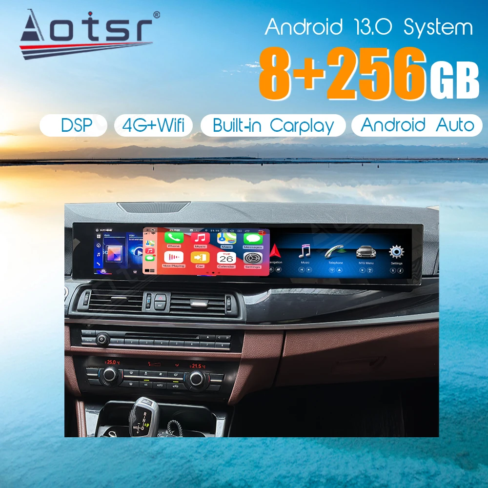 Двойной 12,3-дюймовый экран Carplay Android 13 для BMW 5 серии F10 F11 2010-2017 Автомобильный мультимедийный плеер GPS-навигация Головное устройство Радио
Двойной 12,3-дюймовый экран Carplay Android 13 для BMW 5 серии F10 F11 2010-2017 Автомобильный мультимедийный плеер GPS-навигация Головное устройство Радио