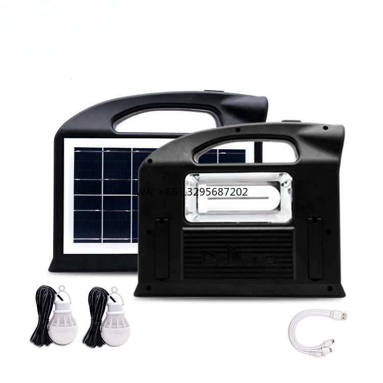 Portable Solar Panel System LED Light Kits Solar Rechargeable LED Lights for Garden Landscape Road-Camping Essential
Portable Solar Panel System LED Light Kits Solar Rechargeable LED Lights for Garden Landscape Road-Camping Essential