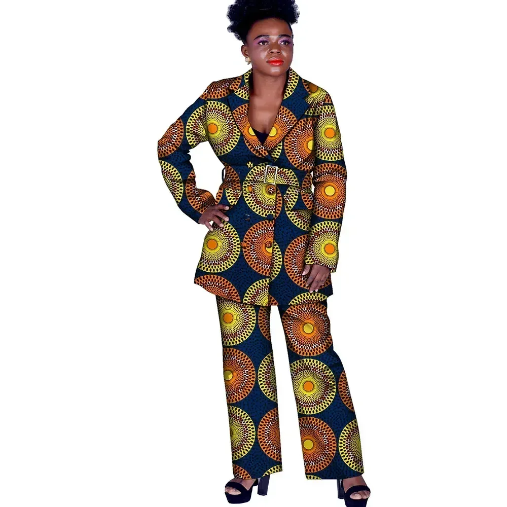 African Print Blazer and Pants Sets for Women Riche Dashiki Traditional African 2 Pieces Trousers Sets Women Suits Clothes FH033
African Print Blazer and Pants Sets for Women Riche Dashiki Traditional African 2 Pieces Trousers Sets Women Suits Clothes FH033