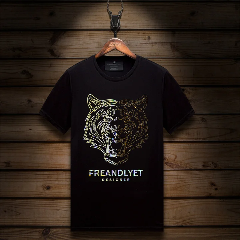 Fashion Clothing T Shirts for Men Tiger Head Diamonds Mercerized Cotton O Neck Short Sleeve Summer Casual T-shirts Plus Size 6XL
Fashion Clothing T Shirts for Men Tiger Head Diamonds Mercerized Cotton O Neck Short Sleeve Summer Casual T-shirts Plus Size 6XL