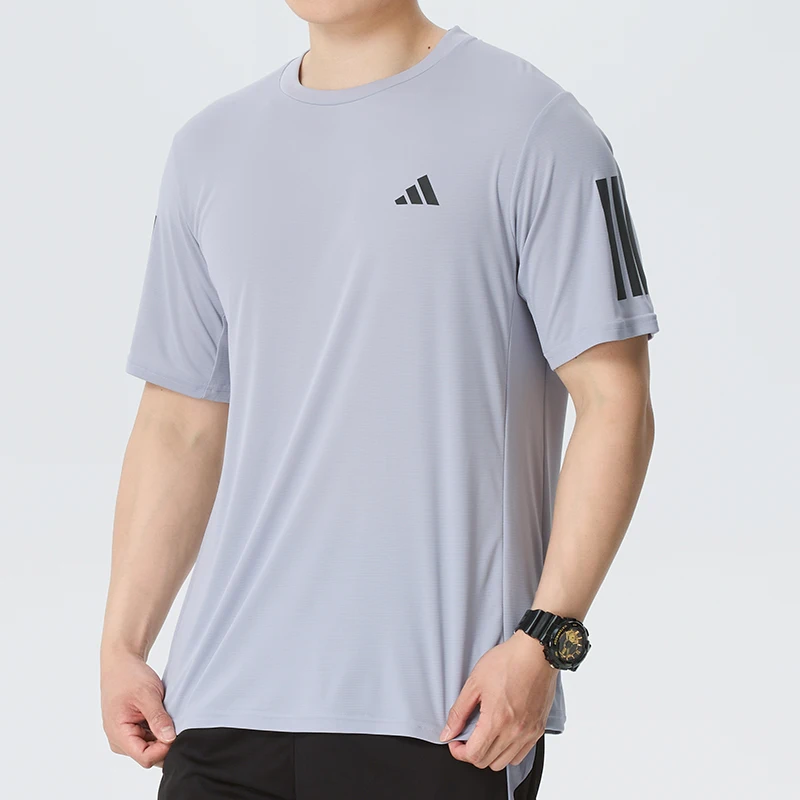 Adidas T-Shirt Men's Fitness Wear Quick-Drying Short-Sleeved Running Sports Breathable Three-Stripes Round Neck Top Ku8730
Adidas T-Shirt Men's Fitness Wear Quick-Drying Short-Sleeved Running Sports Breathable Three-Stripes Round Neck Top Ku8730