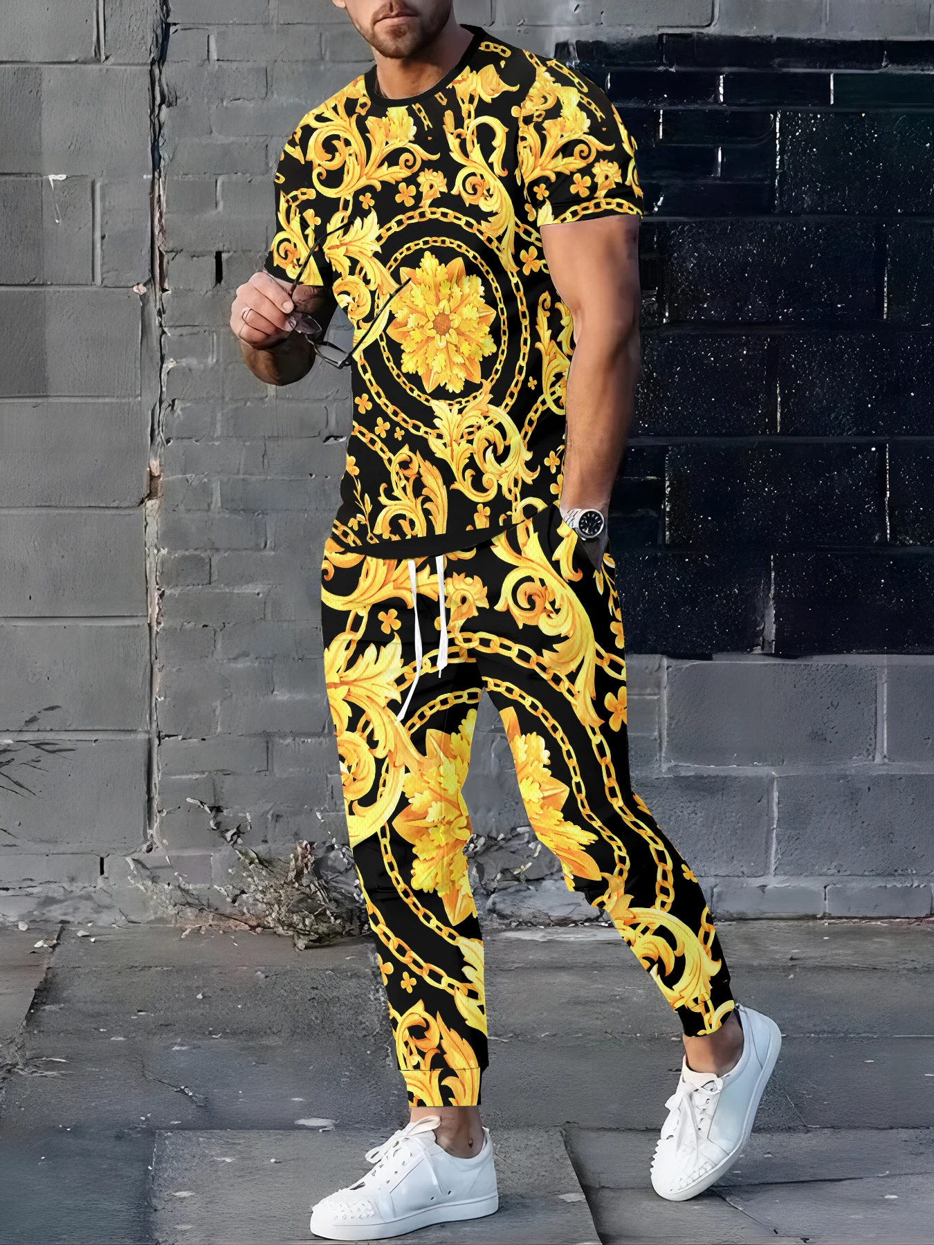 2026 Summer Men's Suit with 3D Printed Pattern Breathable and Lightweight Casual Roller Skating Hip-Hop Men's Clothing
2026 Summer Men's Suit with 3D Printed Pattern Breathable and Lightweight Casual Roller Skating Hip-Hop Men's Clothing
