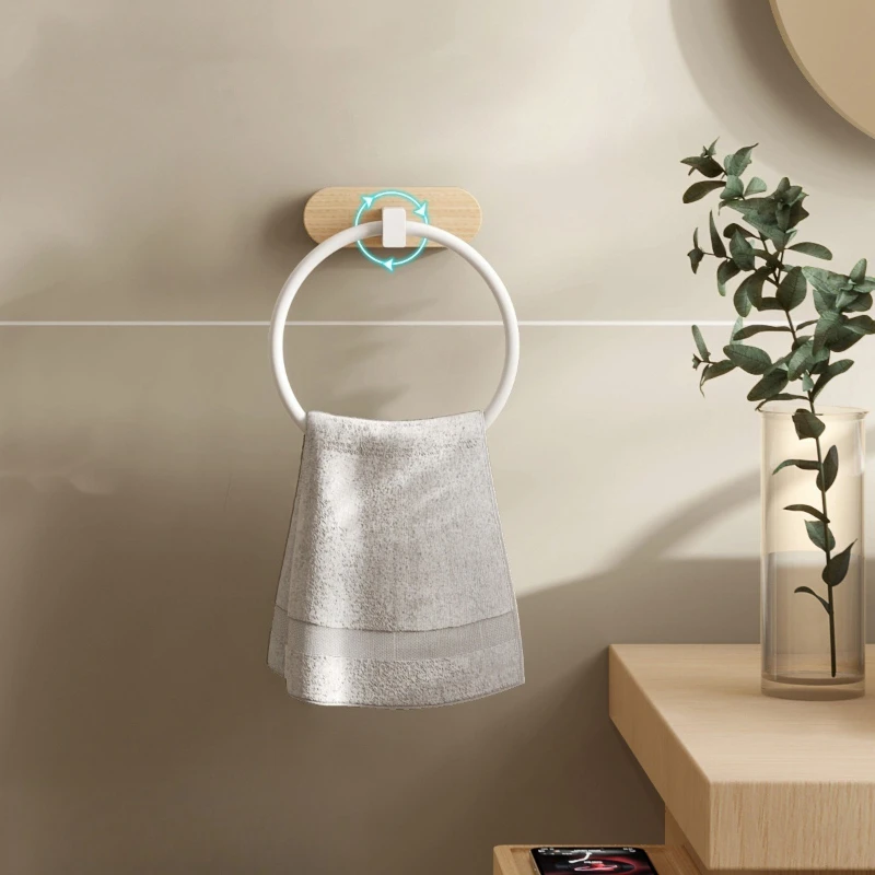 Solid Wood Towel Ring Non-punching White Round Kitchen Wipe Hand Towel Hanging Ring Beech Bathroom Bath Towel Hanging Ring
Solid Wood Towel Ring Non-punching White Round Kitchen Wipe Hand Towel Hanging Ring Beech Bathroom Bath Towel Hanging Ring