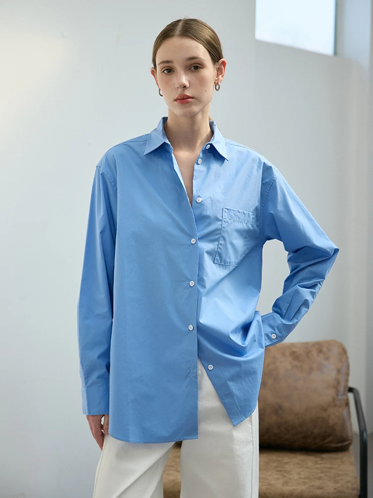 Masbello Luxury ROW Flax Loomed Cotton Button up Loose Women's irt Blue Commute Long Sve irt Faionable Spring 2025
Masbello Luxury ROW Flax Loomed Cotton Button up Loose Women's irt Blue Commute Long Sve irt Faionable Spring 2025