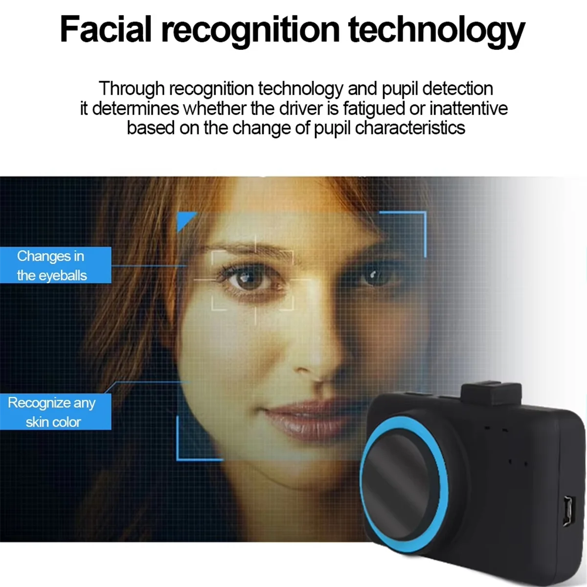 #63S Automotive Parts & Accessories,Fatigue Driving Warning Device Pupil Recognition Driving Monitor,ABS
#63S Automotive Parts & Accessories,Fatigue Driving Warning Device Pupil Recognition Driving Monitor,ABS