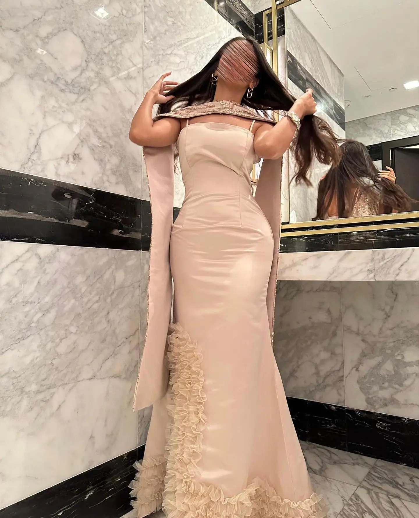 Noble Tight Split Prom Dress Sleeves With Floor Length Evening Summer Elegant Party Dress For Women2023
Noble Tight Split Prom Dress Sleeves With Floor Length Evening Summer Elegant Party Dress For Women2023