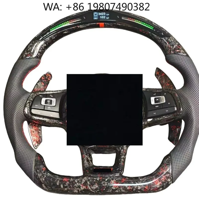 SUV Luxury Full Carbon Fiber Steering Wheel Custom Sport For Off-road Auto Interior Refit Part
SUV Luxury Full Carbon Fiber Steering Wheel Custom Sport For Off-road Auto Interior Refit Part