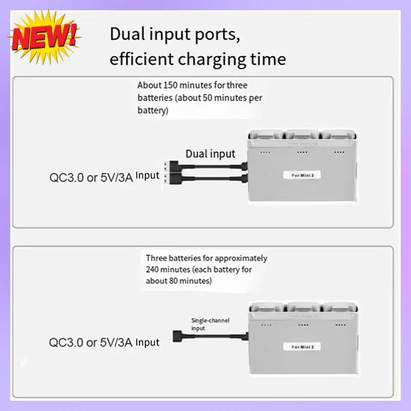 T24C 3-Way Battery Charging Hub For Mini 2/SE Series Drones, Compatible Drone Battery Charger For Mini 2 SE/4K Drone Accessories
T24C 3-Way Battery Charging Hub For Mini 2/SE Series Drones, Compatible Drone Battery Charger For Mini 2 SE/4K Drone Accessories
