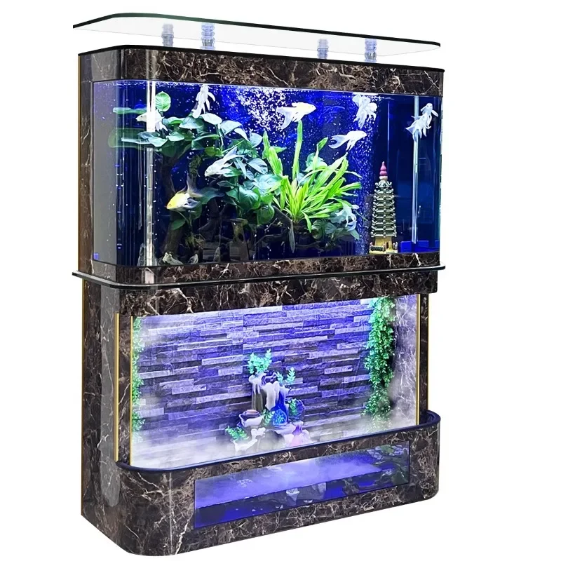 Water curtain wall fish tank large 2025 new home living room glass small vertical floor-to-wall ecological aquarium
Water curtain wall fish tank large 2025 new home living room glass small vertical floor-to-wall ecological aquarium