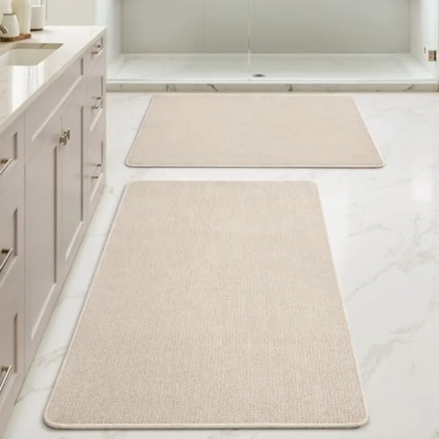 Set of 2 Ultra Thin Bathroom Rugs Rubber Bath Mats for Bathroom Non Slip Quick Dry Absorbent Bath Rug Machine Washable Fit Unde
Set of 2 Ultra Thin Bathroom Rugs Rubber Bath Mats for Bathroom Non Slip Quick Dry Absorbent Bath Rug Machine Washable Fit Unde