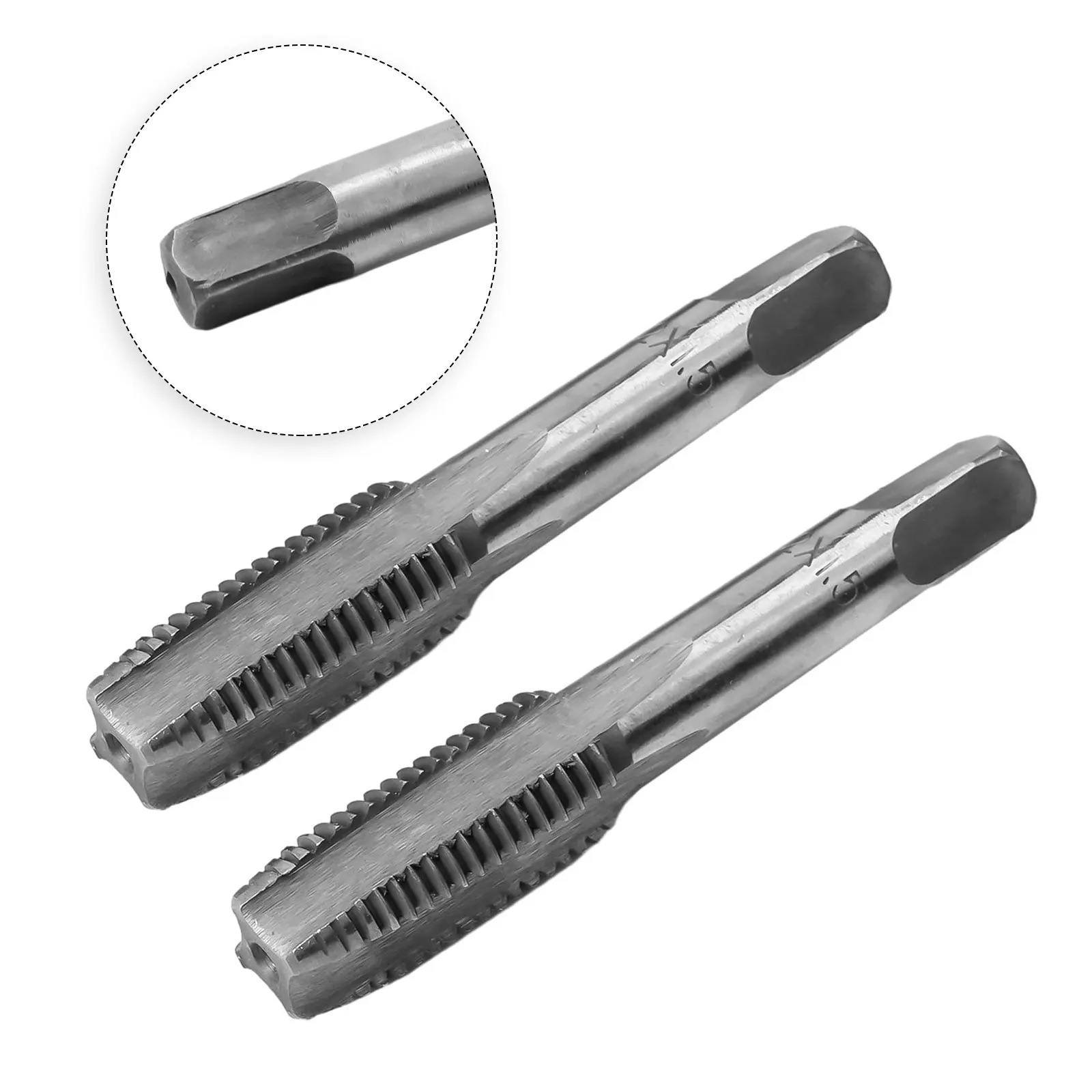 2pcs Tap X 1.5mm Metric Taper & Plug Tap Right Hand Thread Silver 12mm X 1.5 High Speed Steel Best Brand New High Quality
2pcs Tap X 1.5mm Metric Taper & Plug Tap Right Hand Thread Silver 12mm X 1.5 High Speed Steel Best Brand New High Quality