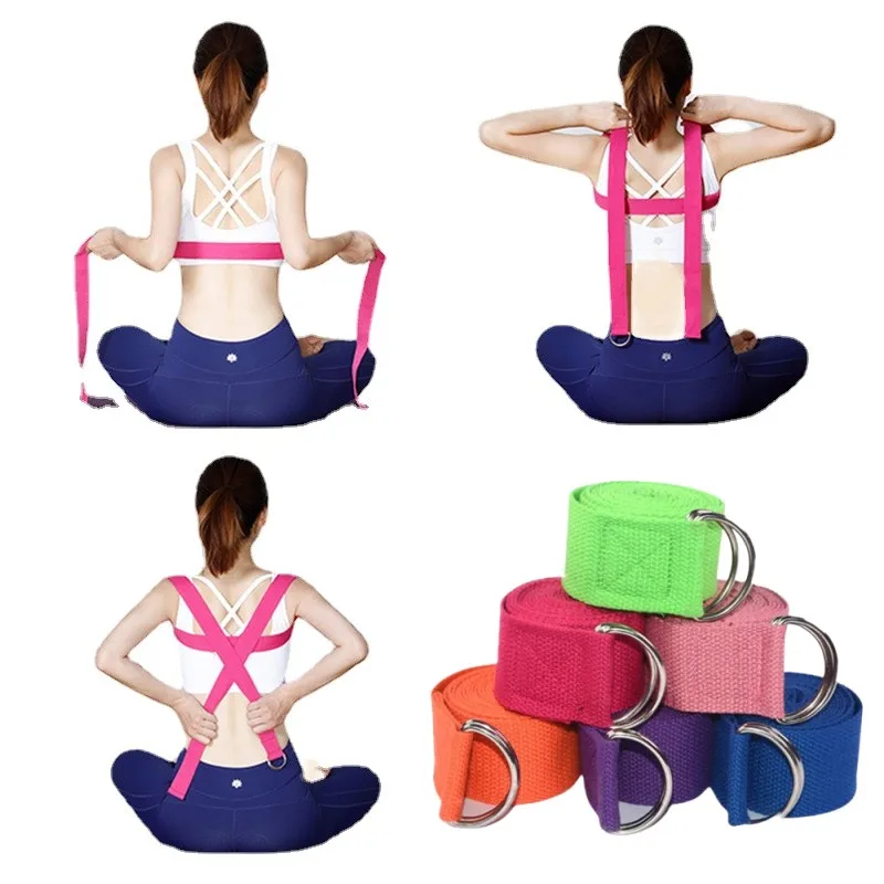 183cm D-ring Buckle Adjustable Yoga Assist Straps Durable Cotton Women Sport Exercise Straps Pilates Flexibility Stretching
183cm D-ring Buckle Adjustable Yoga Assist Straps Durable Cotton Women Sport Exercise Straps Pilates Flexibility Stretching