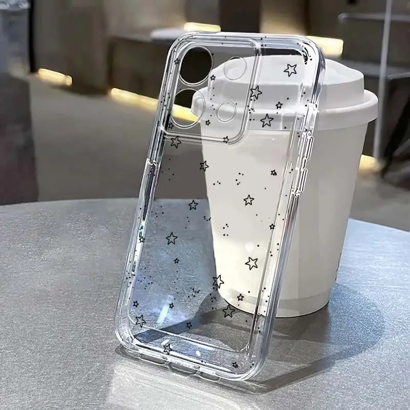 Luxury Small Star Phone Case For Xiaomi Poco X5 X6 X7 F7 F6 F5 F4 M6 M8 C85 Redmi 15C 12 Pro Ultra 5G Transparent
Luxury Small Star Phone Case For Xiaomi Poco X5 X6 X7 F7 F6 F5 F4 M6 M8 C85 Redmi 15C 12 Pro Ultra 5G Transparent