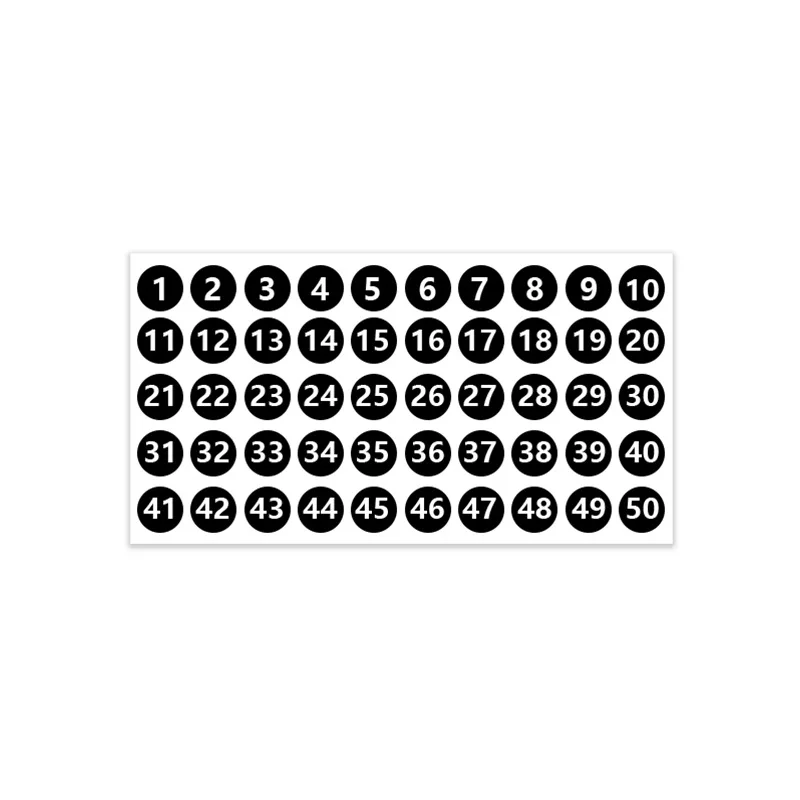 20Pcs 1 To 50 Number Stickers Consecutive Number Stickers 1Inch Self-Adhesive Decal For Inventory Storage Classification 20Pcs
20Pcs 1 To 50 Number Stickers Consecutive Number Stickers 1Inch Self-Adhesive Decal For Inventory Storage Classification 20Pcs