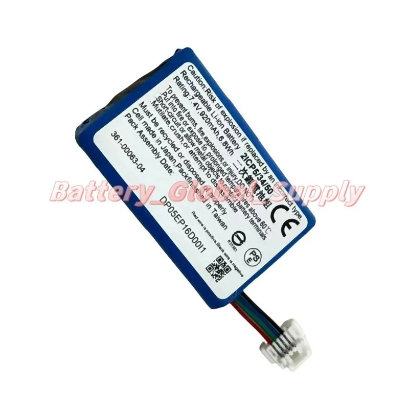 For 361-00063-04 5/6 battery 7.4V 920mAh fast delivery 1 piece new
For 361-00063-04 5/6 battery 7.4V 920mAh fast delivery 1 piece new
