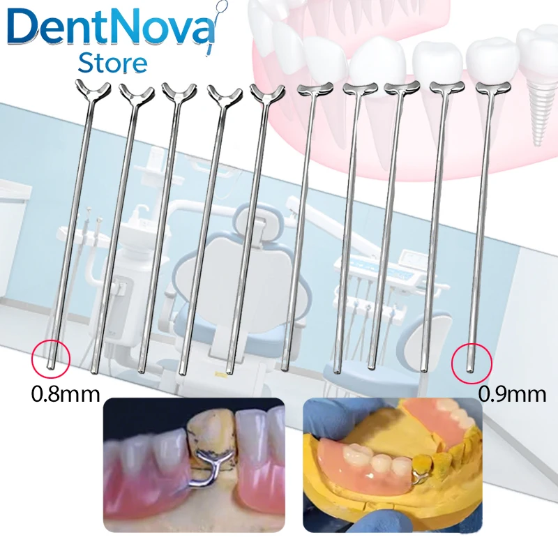 5Pcs Dental Ball Retainer J Clasp Oblique Clasps Bars Y-Type Teeth Position Hold Fit Scheu Dentist Materials 0.8/0.9mm
5Pcs Dental Ball Retainer J Clasp Oblique Clasps Bars Y-Type Teeth Position Hold Fit Scheu Dentist Materials 0.8/0.9mm