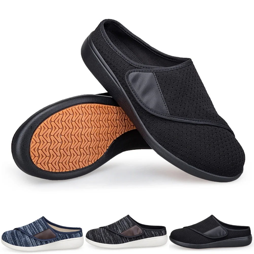 Men's Women's Diabetic Shoes Adjustable Slip On Slippers Wide Width Edema Slippers for Swollen Feet Clogs for Indoor
Men's Women's Diabetic Shoes Adjustable Slip On Slippers Wide Width Edema Slippers for Swollen Feet Clogs for Indoor