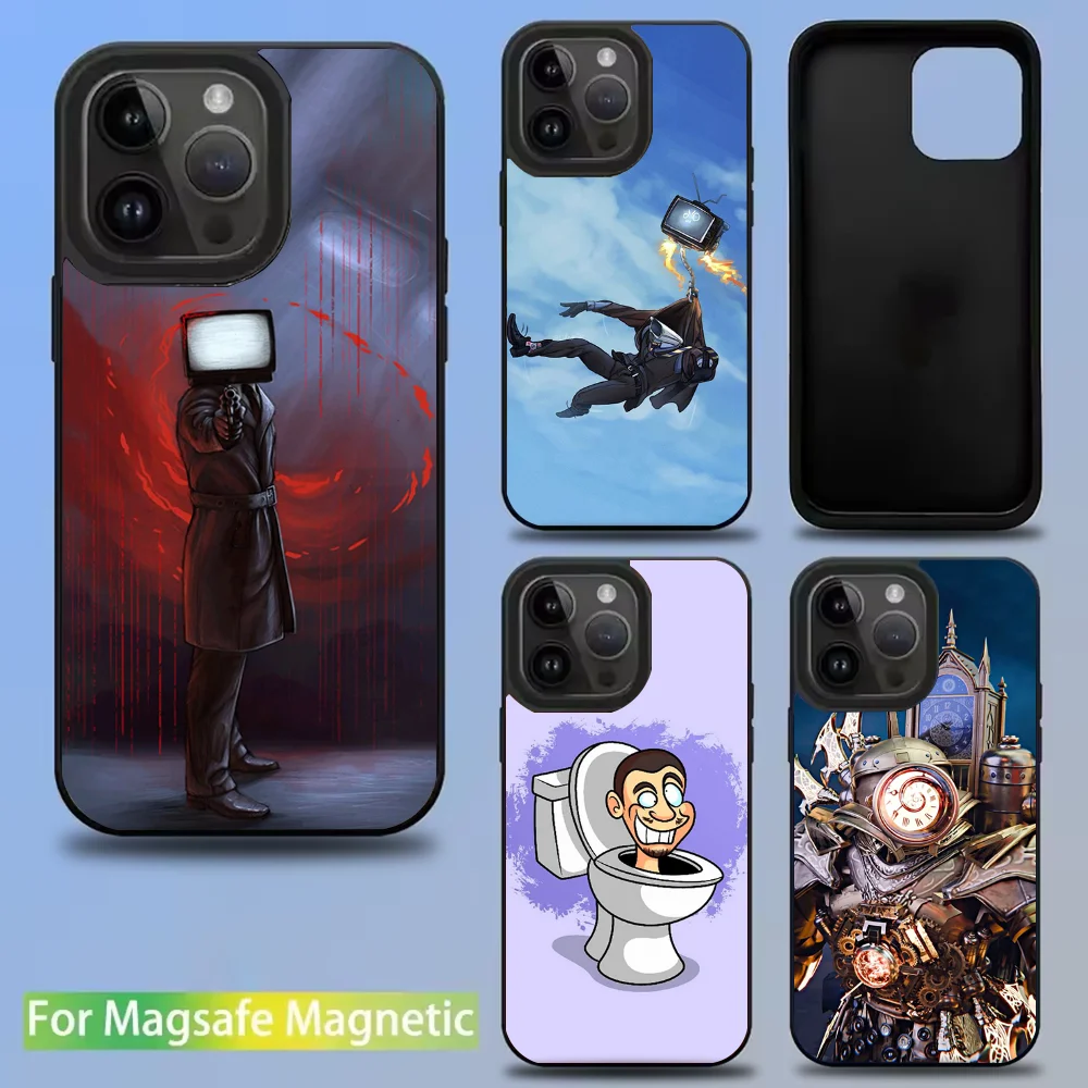 Skibidi Toilet Phone Case For IPhone 16 15 14 13 12 11 Pro Mini Max Soft Magnetic Cover
Skibidi Toilet Phone Case For IPhone 16 15 14 13 12 11 Pro Mini Max Soft Magnetic Cover