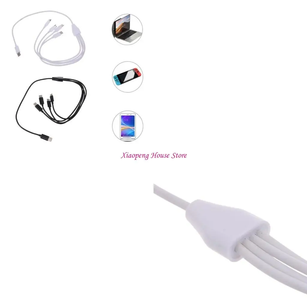 4 в 1 многофункциональный кабель зарядного устройства USB C с USB C Micro USB-зарядное устройство 77JC
4 в 1 многофункциональный кабель зарядного устройства USB C с USB C Micro USB-зарядное устройство 77JC