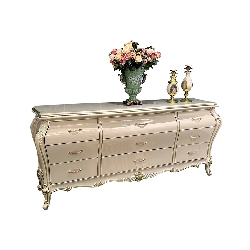 Ruisen noble, French solid wood side cabinet, European neoclassical entrance cabinet, restaurant locker, kitchen cabinet, cupboa
Ruisen noble, French solid wood side cabinet, European neoclassical entrance cabinet, restaurant locker, kitchen cabinet, cupboa