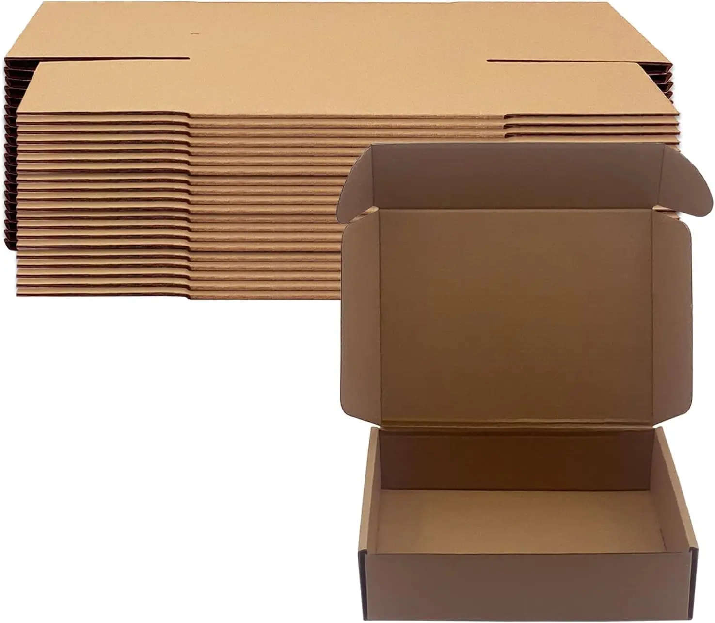 8x6x2 Inch Brown Corrugated Cardboard Boxes, Pack of 25 for Shipping and Packaging
8x6x2 Inch Brown Corrugated Cardboard Boxes, Pack of 25 for Shipping and Packaging