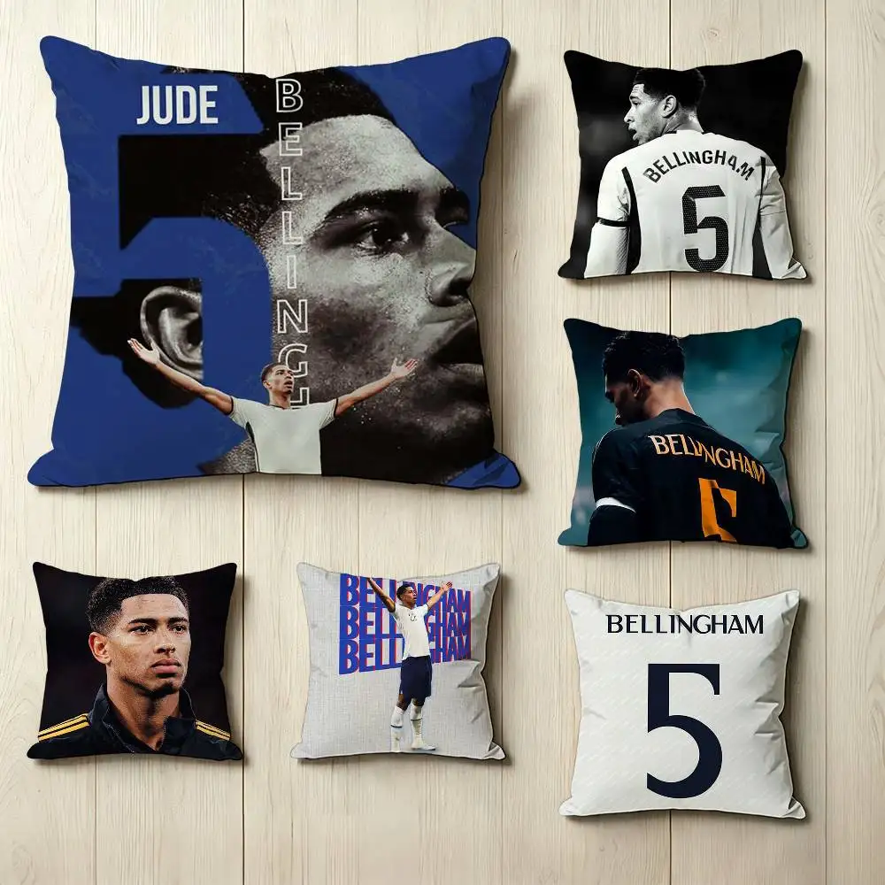 J-Jude Bellingham Football STAR Pillow Case Square Double-Sided Sofa Cushion Cover Bedroom Bedside Pillow
J-Jude Bellingham Football STAR Pillow Case Square Double-Sided Sofa Cushion Cover Bedroom Bedside Pillow
