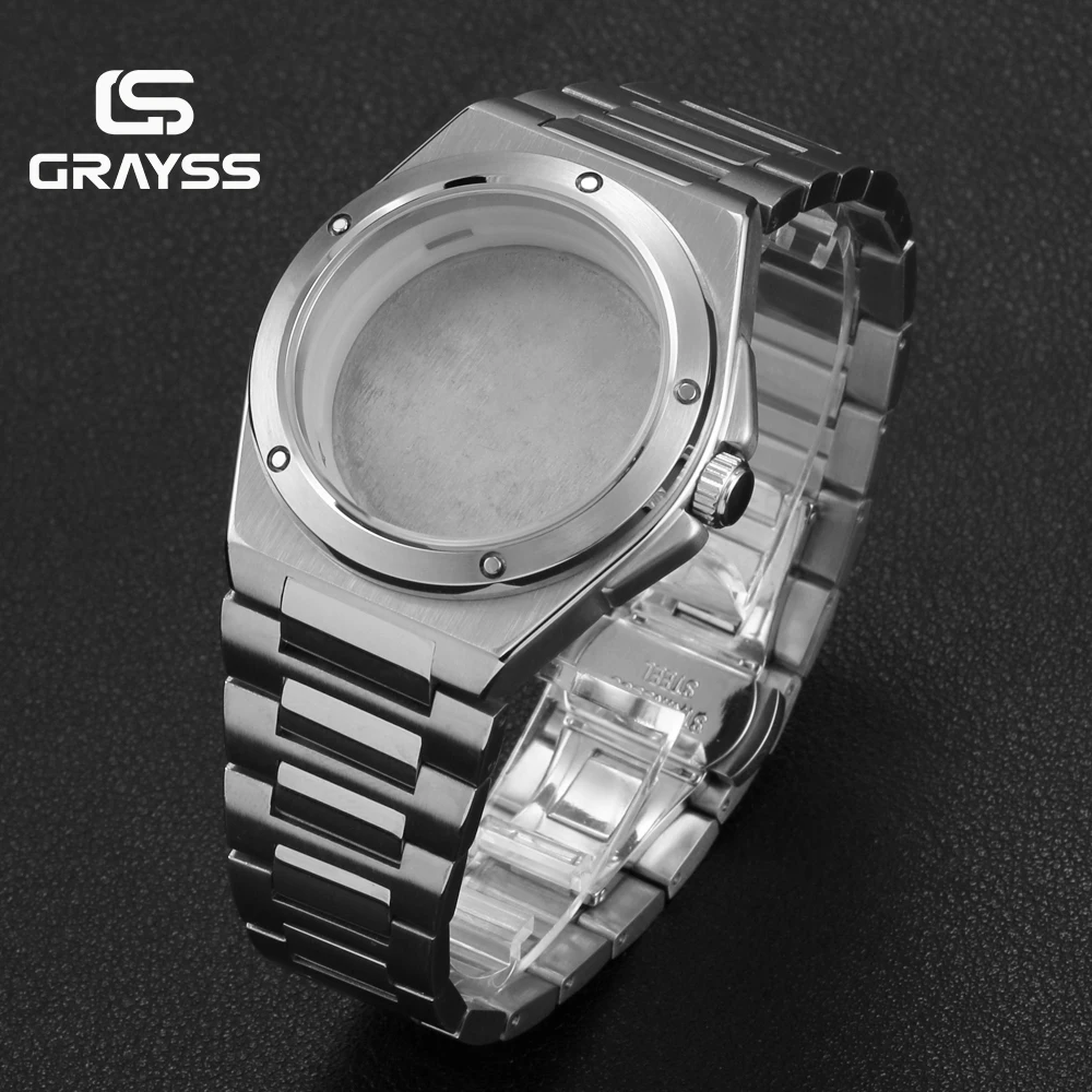 40mm Fit Engineer Style NH35/NH34/4R35 Mechanical Movement Men's Solid Stainless Steel Business Watch Case DIY Watch Accessories
40mm Fit Engineer Style NH35/NH34/4R35 Mechanical Movement Men's Solid Stainless Steel Business Watch Case DIY Watch Accessories