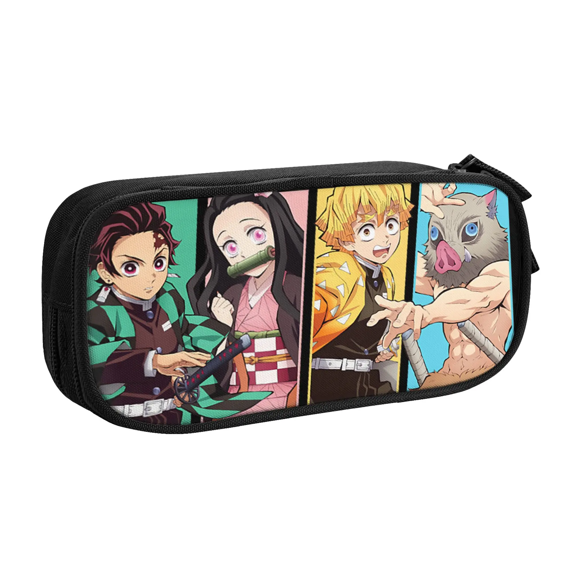 Large Capacity Bags for Child Cartoon Demon Slayer Kimetsu no Yaiba Tanjiro Nezuko Corps Portrait School Pencil Bag
Large Capacity Bags for Child Cartoon Demon Slayer Kimetsu no Yaiba Tanjiro Nezuko Corps Portrait School Pencil Bag