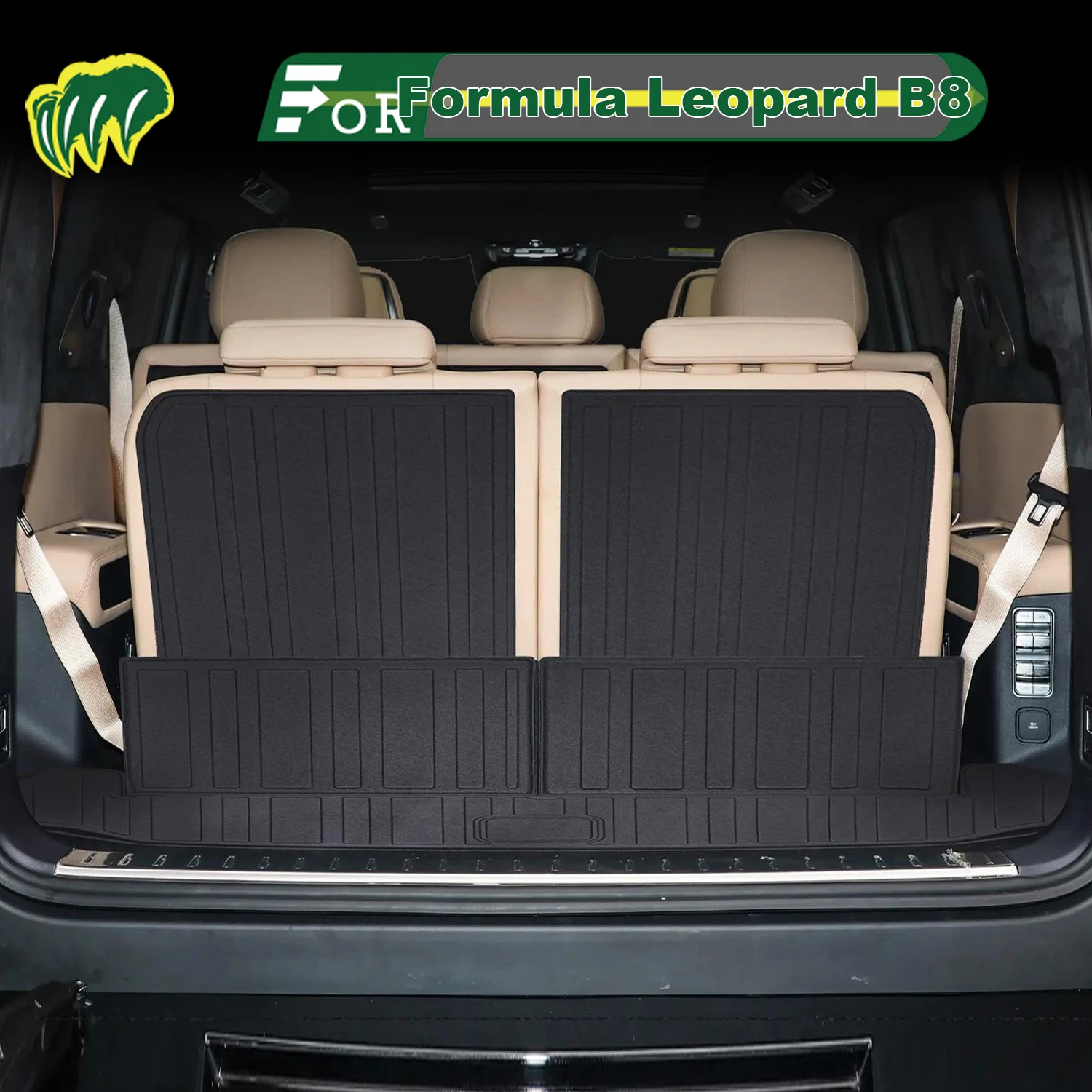 For BYD Formula Leopard B8 2025 TPE Custom Fit Car Trunk Mat All Season Cargo Mat 3D Shaped Trunk Liner Chair-back Ma
For BYD Formula Leopard B8 2025 TPE Custom Fit Car Trunk Mat All Season Cargo Mat 3D Shaped Trunk Liner Chair-back Ma