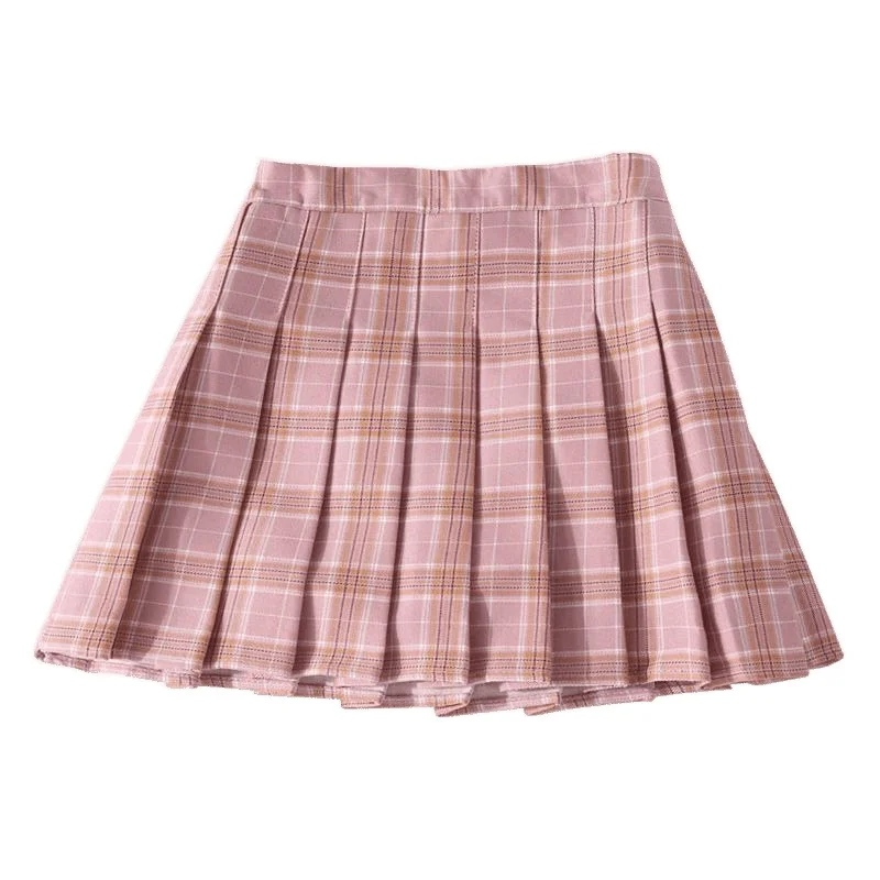 Women Summer Preppy Style Plaid Pleated Skirt School Uniform Anti Glare JK Skirt Harajuku Zipper Culotte High Waist A-line Skirt
Women Summer Preppy Style Plaid Pleated Skirt School Uniform Anti Glare JK Skirt Harajuku Zipper Culotte High Waist A-line Skirt