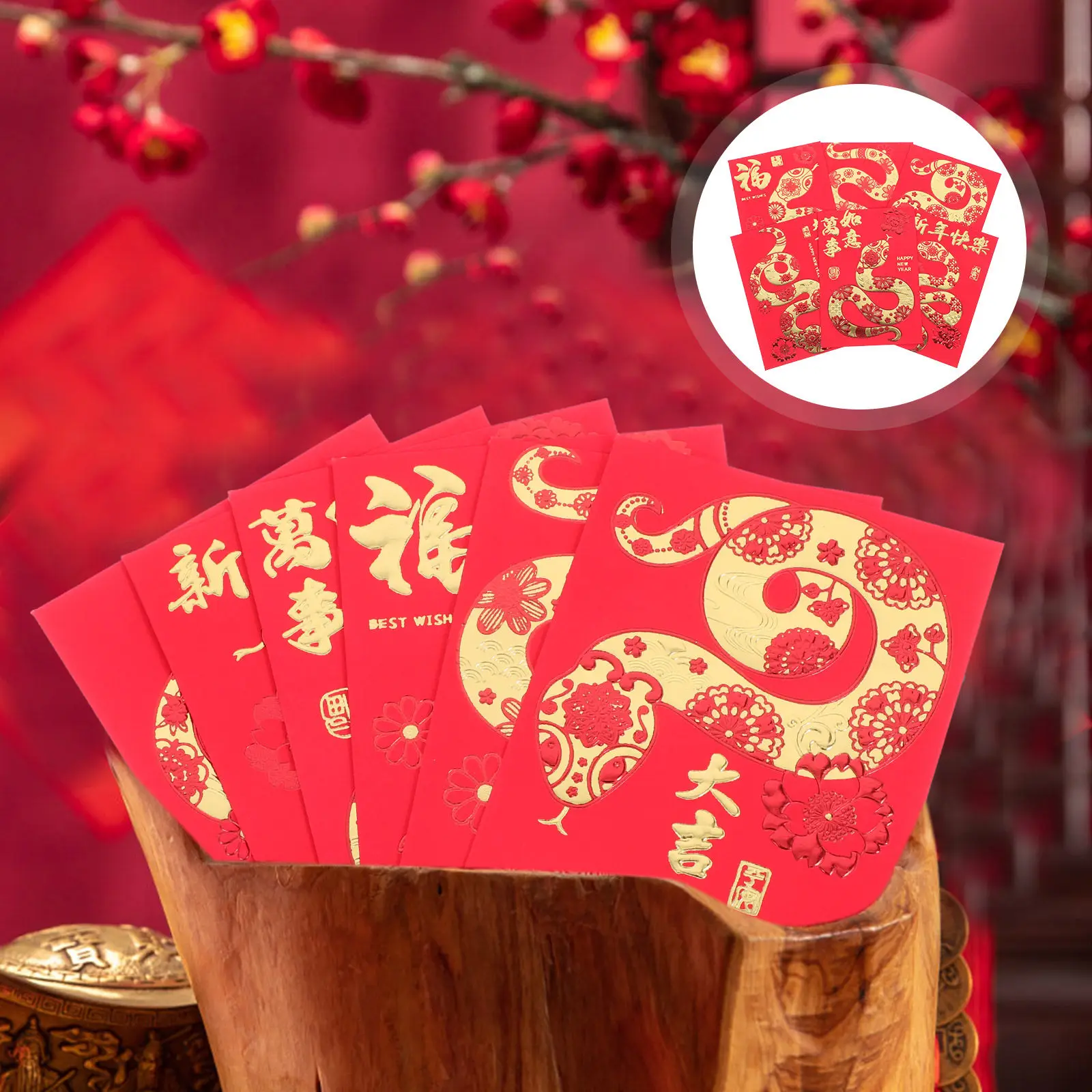 36Pcs Elegant Red Envelopes Premium Paper Money Bags Chinese New Year Red Packets Spring Festival Party Decorations Portable
36Pcs Elegant Red Envelopes Premium Paper Money Bags Chinese New Year Red Packets Spring Festival Party Decorations Portable