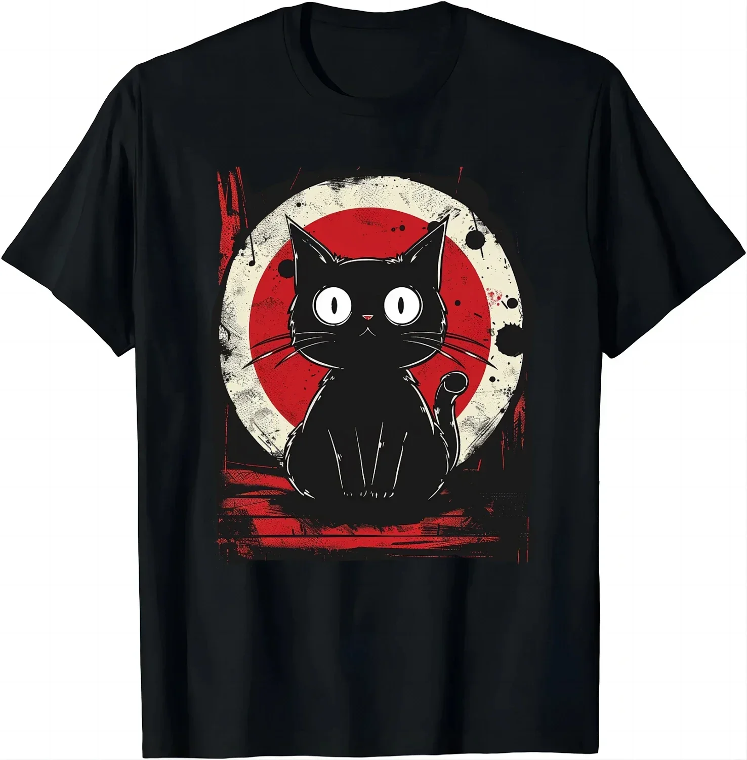 Cute Cat Japanese Black Anime Cat T-shirt Clothing Women's Clothing Top Graphic Summer Short Sleeved Harajuku Streetwear Tops
Cute Cat Japanese Black Anime Cat T-shirt Clothing Women's Clothing Top Graphic Summer Short Sleeved Harajuku Streetwear Tops